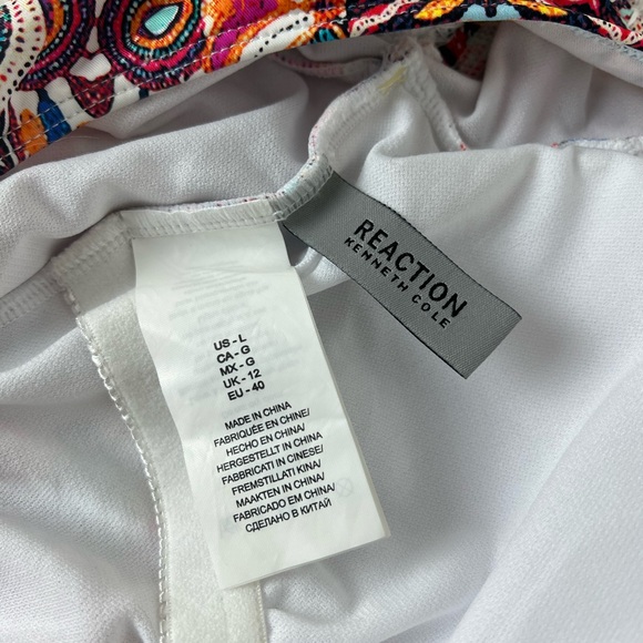 Beautiful Colors KENNETH COLE REACTION Sz L Bathing Suit - Picture 12 of 14